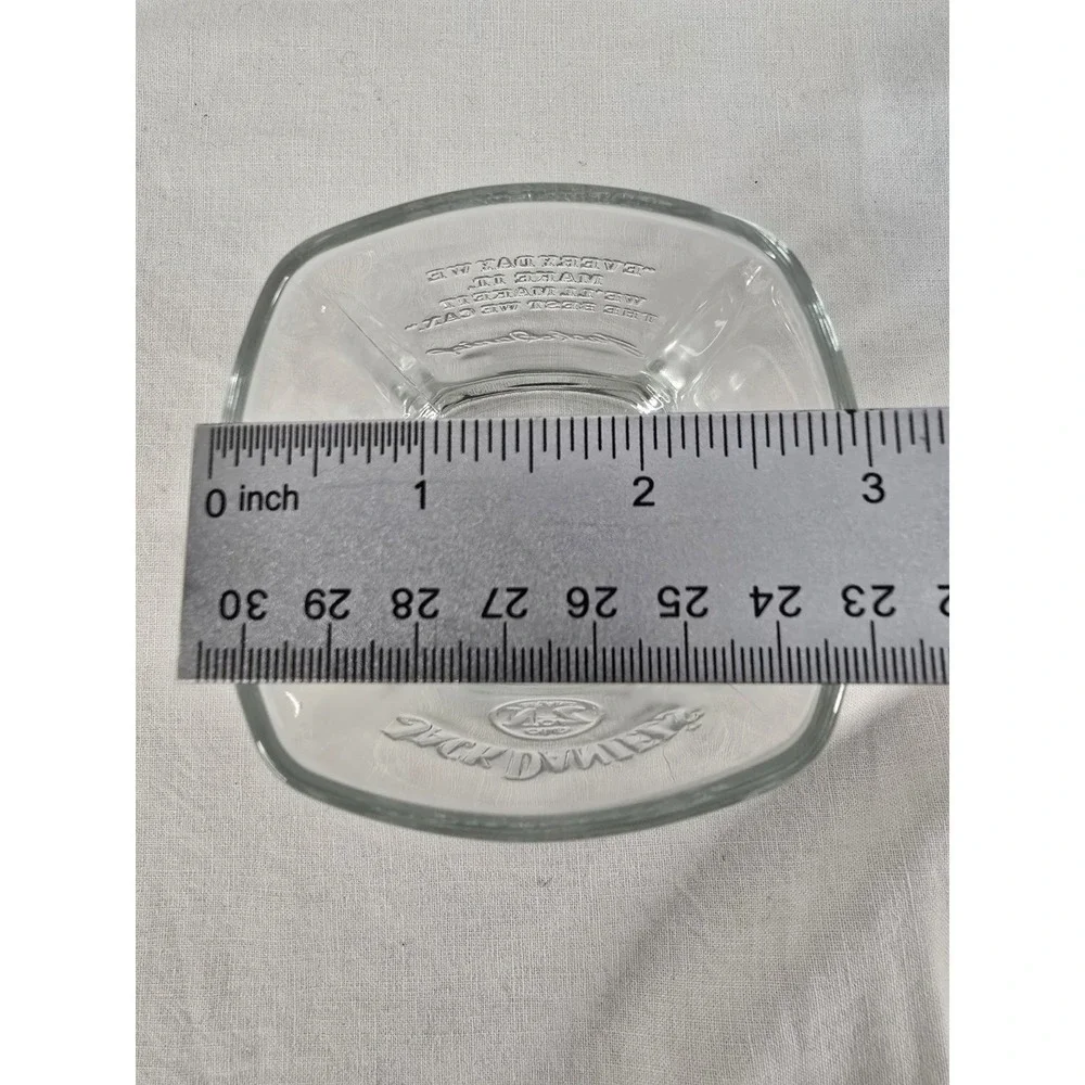 Jack Daniels Old‎ No 7 Brand Whiskey Barware Rocks Glass Tumbler Square